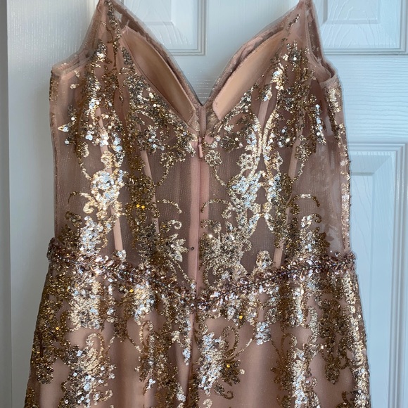 Prom long dress corset dress with sequins - Picture 5 of 7